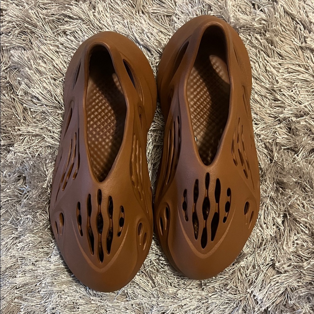 Yeezy Brown Slip-On Loafers